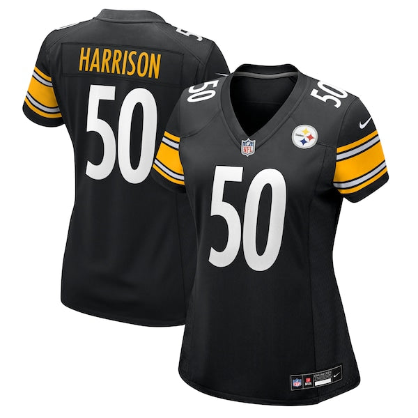 Malik Harrison Pittsburgh Steelers Nike Women's Team Game Jersey - Black