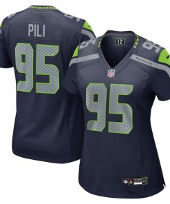 Brandon Pili Seattle Seahawks Nike Women's Team Game Jersey -  College Navy