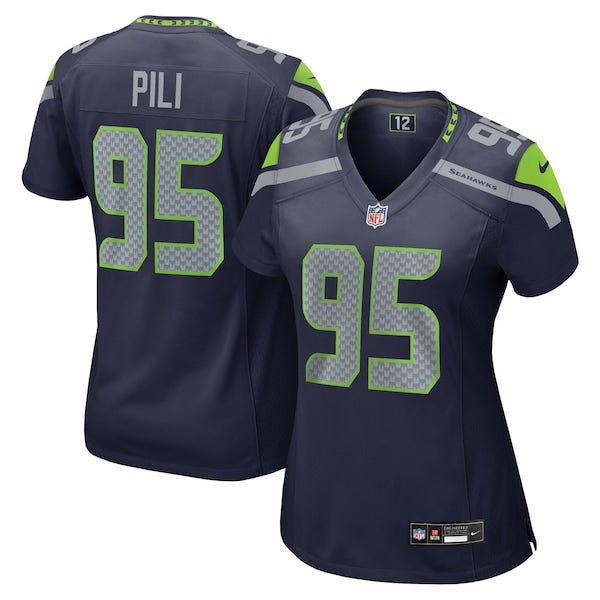 Brandon Pili Seattle Seahawks Nike Women's Team Game Jersey - College Navy