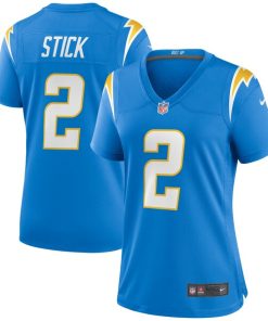 Easton Stick Los Angeles Chargers Nike Women's Game Jersey - Powder Blue