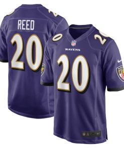 Ed Reed Baltimore Ravens Nike Retired Player Game Jersey - Purple