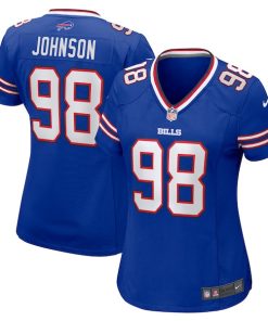 Austin Johnson Buffalo Bills Nike Women's Team Game Jersey -  Royal