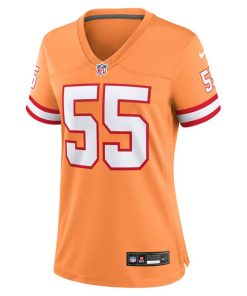 Alternative view of Derrick Brooks Tampa Bay Buccaneers Nike Women's Throwback Game Jersey - Orange