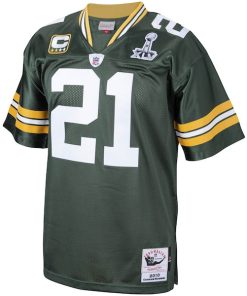 Alternative view of Charles Woodson Green Bay Packers 2010 Authentic Throwback Retired Player Jersey - Green
