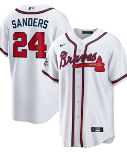 Deion Sanders Atlanta Braves Nike Home Retired Player Replica Jersey - White