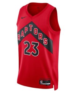 Alternative view of Fred VanVleet Toronto Raptors Nike Unisex Swingman Jersey - Icon Edition - Red