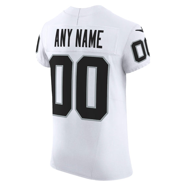 Las Vegas Raiders Nike Vapor F.U.S.E. Elite Custom Jersey - White - Image 3