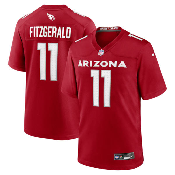 Larry Fitzgerald Arizona Cardinals Nike Team Retired Game Jersey - Cardinal