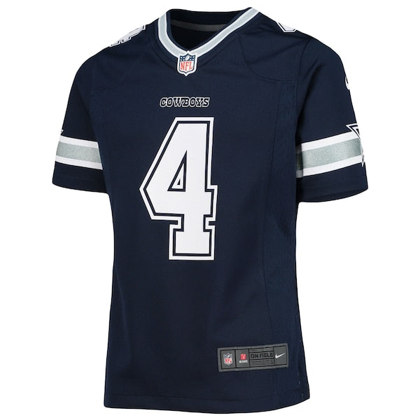 Dak Prescott Dallas Cowboys Nike Girls Youth Team Game Jersey - Navy - Image 2
