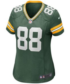 Alternative view of Jermichael Finley Green Bay Packers Nike Women's Game Retired Player Jersey - Green