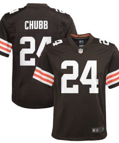 Nick Chubb Cleveland Browns Nike Youth Game Jersey - Brown