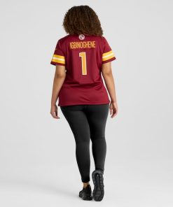 Alternative view of Noah Igbinoghene Washington Commanders Nike Women's  Game Jersey -  Burgundy