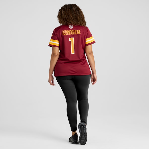 Noah Igbinoghene Washington Commanders Nike Women's Game Jersey - Burgundy - Image 2
