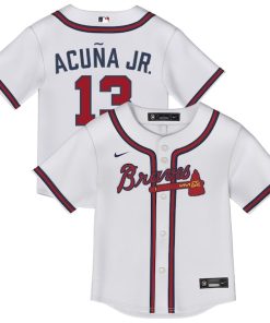 Ronald Acu?a Jr. Atlanta Braves Nike Toddler Replica 2.0 Player Jersey - White