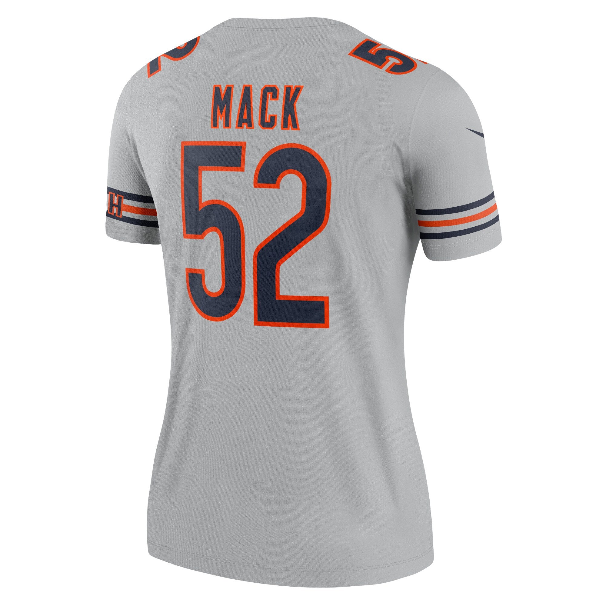 Khalil Mack Chicago Bears Nike Women's Inverted Legend Jersey - Gray - Image 3
