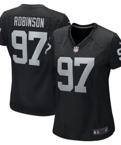 Janarius Robinson Las Vegas Raiders Nike Women's Team Game Jersey -  Black