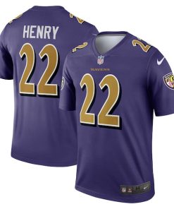 Derrick Henry Baltimore Ravens Nike Alternate Legend Jersey - Purple/Black