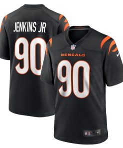 Alternative view of Kris Jenkins Jr. Cincinnati Bengals Nike  Game Jersey -  Black