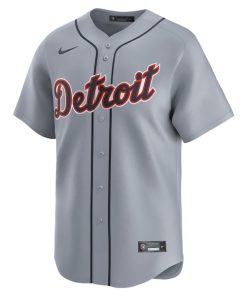 Alternative view of Detroit Tigers Nike Road Limited Jersey?¨C Gray