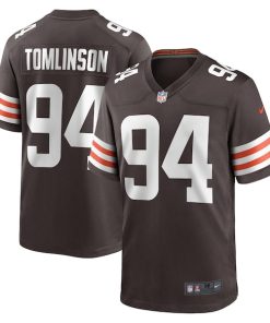 Dalvin Tomlinson Cleveland Browns Nike Game Player Jersey - Brown
