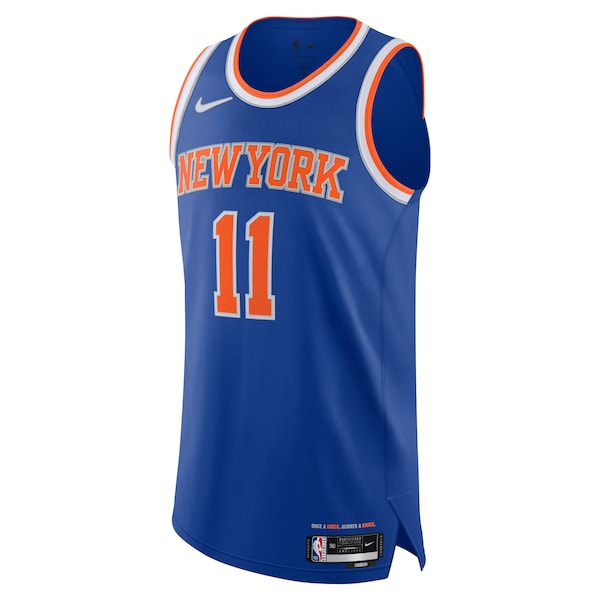 Jalen Brunson New York Knicks Nike Authentic Player Jersey - Icon Edition - Blue - Image 2