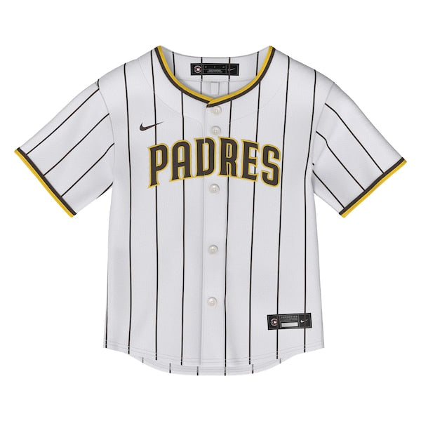 San Diego Padres Toddler Home Replica Jersey - White - Image 2
