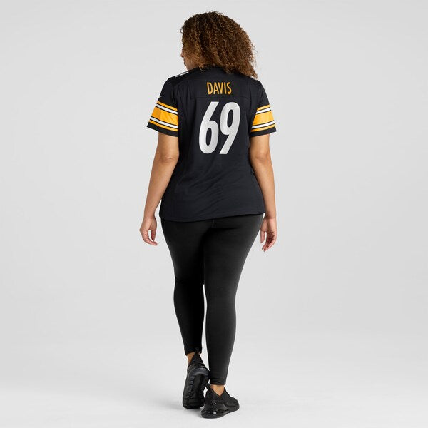 Domenique Davis Pittsburgh Steelers Nike Women's Game Jersey - Black - Image 7