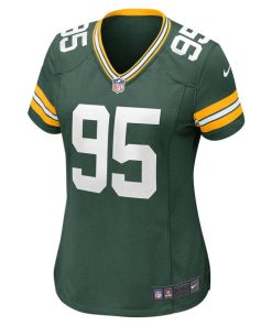 Alternative view of Devonte Wyatt Green Bay Packers Nike Women's Player Game Jersey - Green