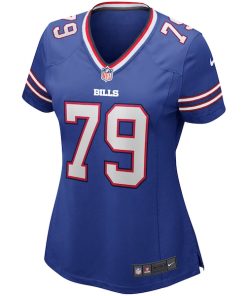 Alternative view of Ruben Brown Buffalo Bills Nike Women's Game Retired Player Jersey - Royal
