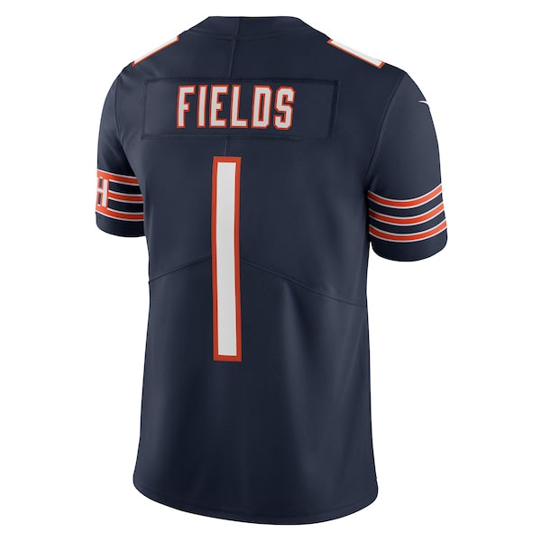 Justin Fields Chicago Bears Nike Vapor Limited Jersey - Navy - Image 3
