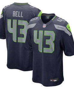 Levi Bell Seattle Seahawks Nike Team Game Jersey - College Navy