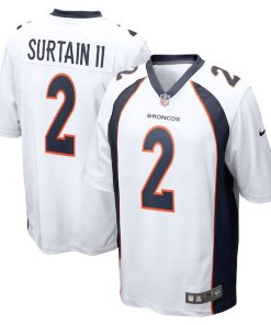 Patrick Surtain II Denver Broncos Nike  Game Jersey - White