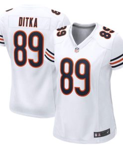 Mike Ditka Chicago Bears Nike Women's Retired Game Jersey - White