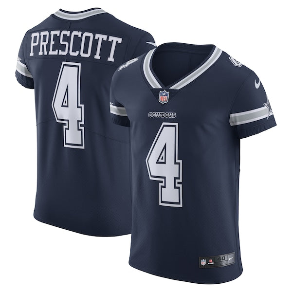 Dak Prescott Dallas Cowboys Nike Vapor Elite Player Team Jersey - Navy/White - Image 2