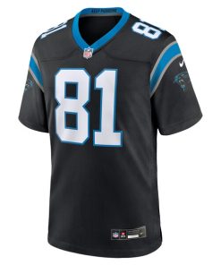Alternative view of Dalevon Campbell Carolina Panthers Nike Team Game Jersey -  Black