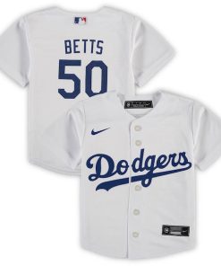 Mookie Betts Los Angeles Dodgers Nike Preschool Replica Player Jersey - White