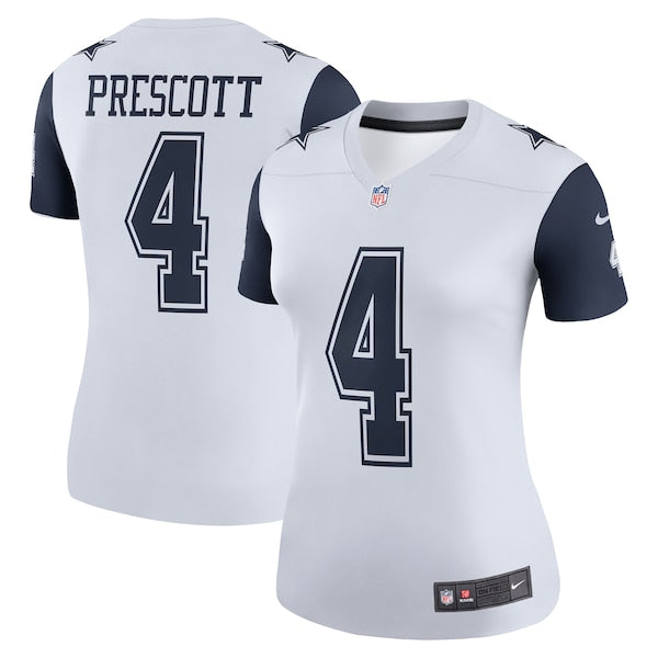 Dak Prescott Dallas Cowboys Nike Women's Color Rush Legend Player Jersey - White/Navy - Image 2