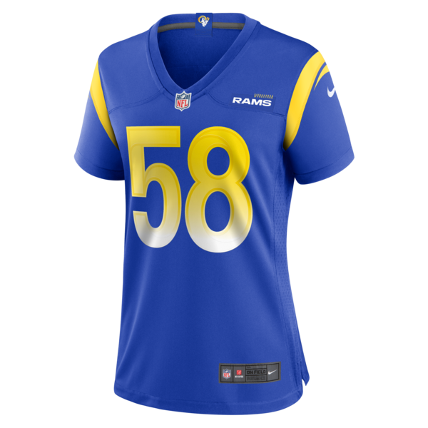 DeAndre Square Los Angeles Rams Nike Women's Game Jersey - Royal - Image 2