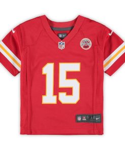 Alternative view of Patrick Mahomes Kansas City Chiefs Nike Toddler Game Jersey - Red