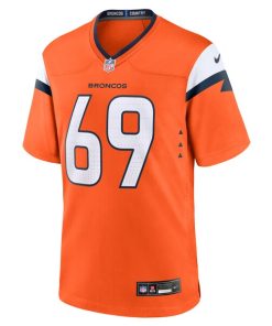 Alternative view of Mike McGlinchey Denver Broncos Nike Team Game Jersey -  Orange