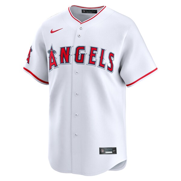 Los Angeles Angels Nike Home Limited Jersey - White - Image 2