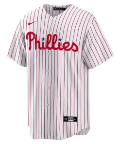 Alternative view of Bryson Stott Philadelphia Phillies Nike Replica Player Jersey - White