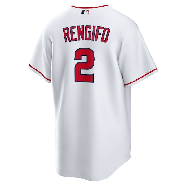Luis Rengifo Los Angeles Angels Nike Home Replica Jersey - White - Image 5