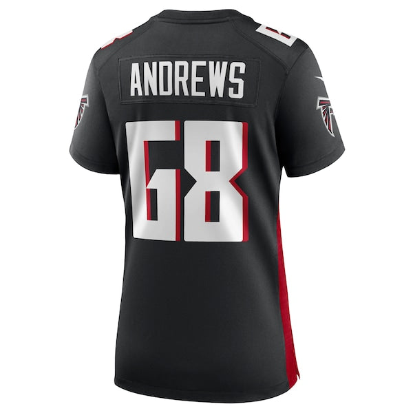 Josh Andrews Atlanta Falcons Nike Women's Game Player Jersey - Black - Image 4