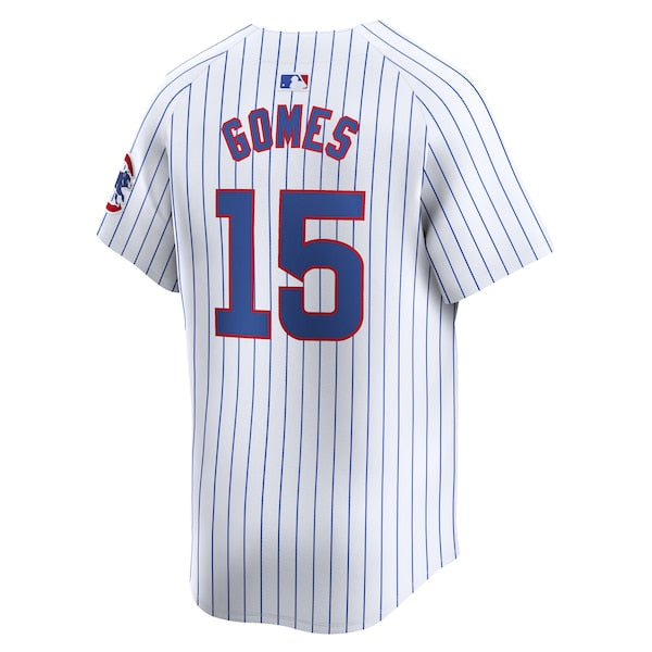 Yan Gomes Chicago Cubs Nike Home Limited Player Jersey - White - Image 3