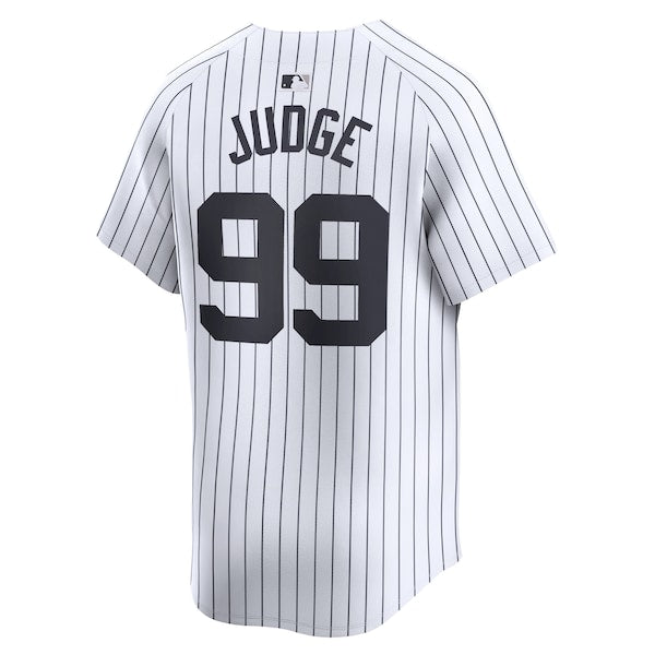 Aaron Judge New York Yankees Nike Home Limited Player Jersey - White/Gray - Image 2