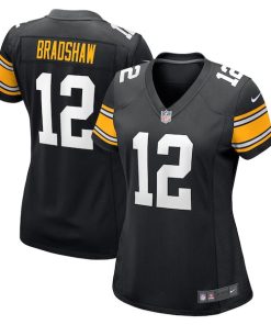 Terry Bradshaw Pittsburgh Steelers Nike Women's Retired Player Jersey - Black