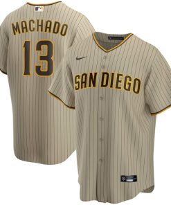 Manny Machado San Diego Padres Nike Alternate Replica Player Jersey - Tan
