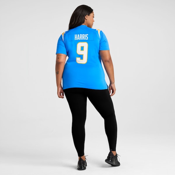 Tre Harris Los Angeles Chargers Nike Women's Team Game Jersey - Powder Blue - Image 8