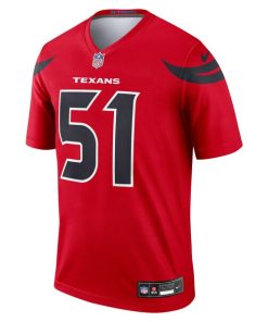 Alternative view of Will Anderson Jr. Houston Texans Nike Legend Jersey - Red